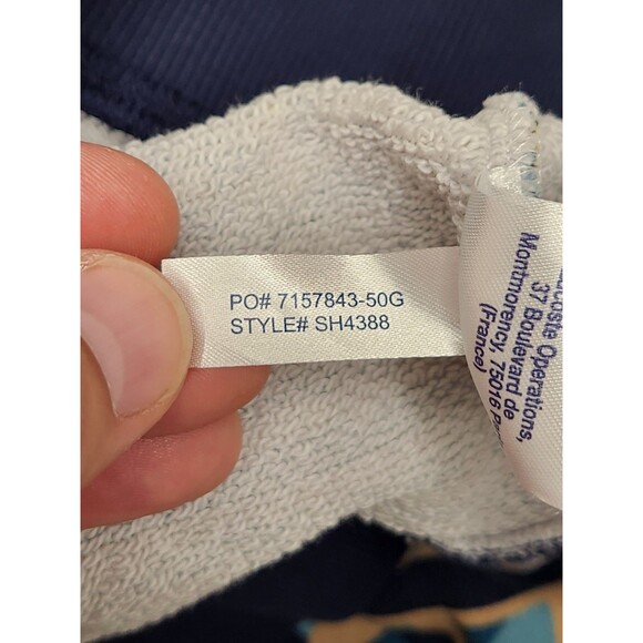 Lacoste Live Unisex Scarf-Print Pullover Sweatshirt Hoodie Size M Golf Tennis - Picture 8 of 9